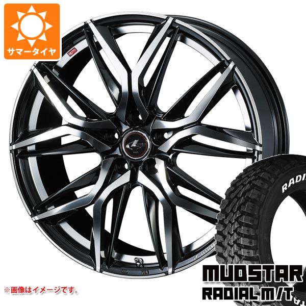 サマータイヤ 215/60R16 99T XL マッドスター ラジアル M/T ホワイトレター レオニス LM 6.5-16 タイヤホイール4本セットの通販は 85,800円