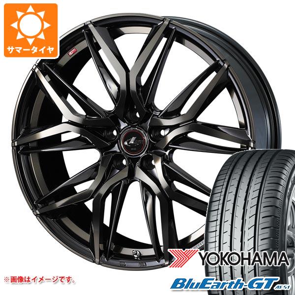 サマータイヤ 205/55R16 91V ヨコハマ ブルーアースGT AE51 レオニス LM 6.5-16 タイヤホイール4本セット