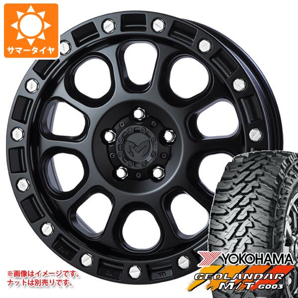 アウトランダー GF/GG系用 サマータイヤ ヨコハマ ジオランダー M/T G003 LT225/65R17 107/103Q MKW M204 8.0-17 タイヤホイール4本セット