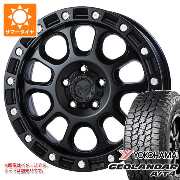 デリカD5用 サマータイヤ ヨコハマ ジオランダー A/T4 G018 LT225/75R16 115/112S ブラックレター MKW M204 7.0-16 タイヤホイール4本セットの通販は
