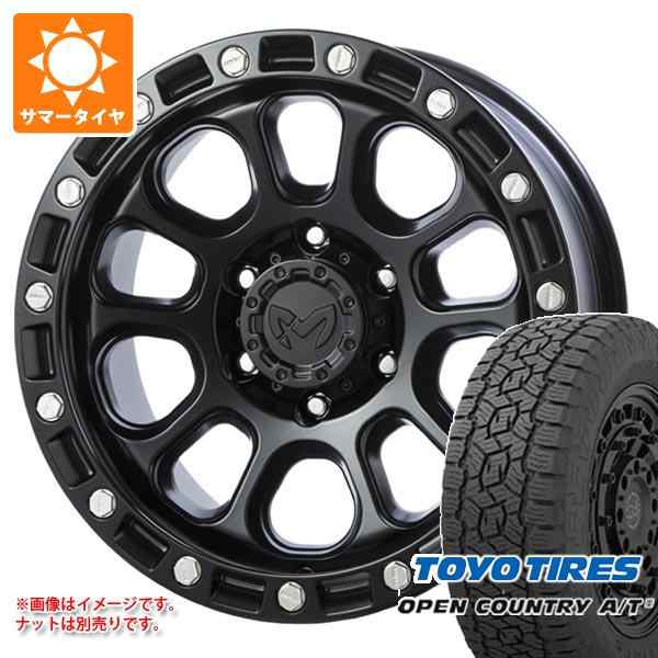 トライトン LC2T用 サマータイヤ トーヨー オープンカントリー A/T3 265/65R17 112H ブラックレター MKW M204 8.0-17 タイヤホイール4本の通販は 104,750円