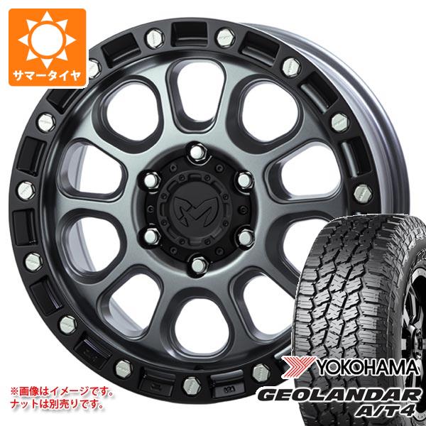 トヨタ FJクルーザー 10系用 サマータイヤ ヨコハマ ジオランダー A/T4 G018 265/70R17 115T アウトラインホワイトレター MKW M204 8.0-17 タイヤホイール4本セット 127,500円