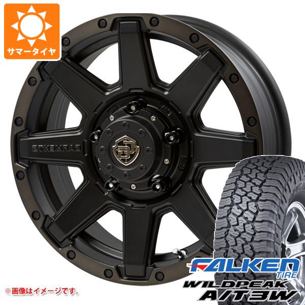 5本セット ジムニーシエラ JB74W用 サマータイヤ ファルケン ワイルドピーク A/T3W 235/70R16 109T XL クロスオーバーガーメンツ スタイルU 6.0-16 タイヤホイール5本セット