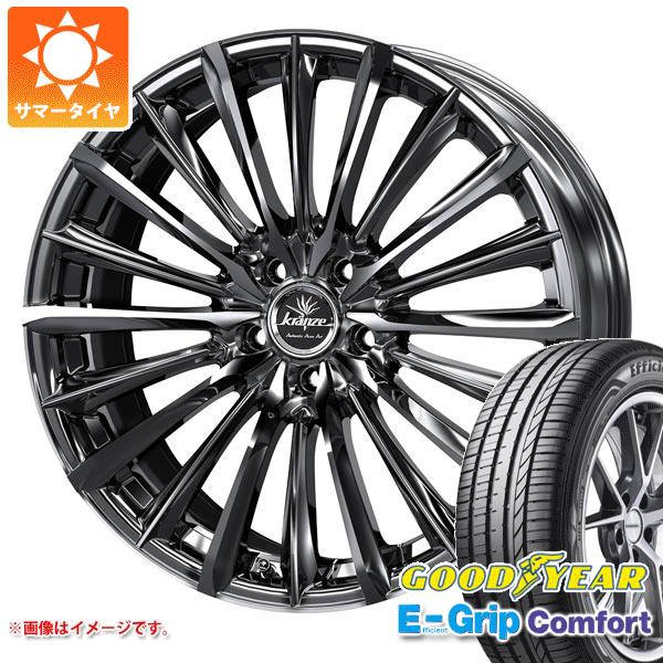 サマータイヤ 225/35R19 88W XL グッドイヤー エフィシエントグリップコンフォート クレンツェ ヴィルハーム 225エボ 8.0-19 タイヤホイール4本セット