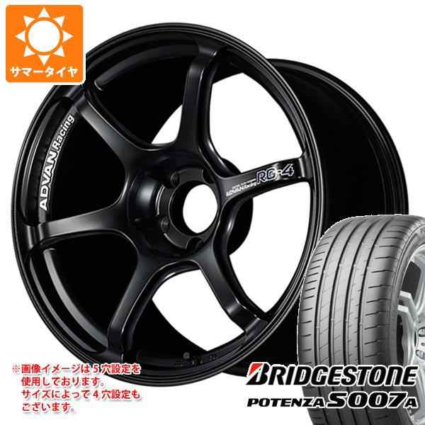 サマータイヤ 235/50R18 101Y XL ブリヂストン ポテンザ S007A アドバンレーシング RG-4 8.0-18 タイヤホイール4 本セットの通販はau PAY マーケット - タイヤ1番 | au PAY マーケット－通販サイト