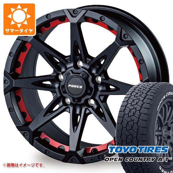 アウトランダー GF/GG系用 サマータイヤ トーヨー オープンカントリー A/T3 225/65R17 102H ホワイトレター フォース デナリ 7.5-17 タイヤホイール4本セットの通販は