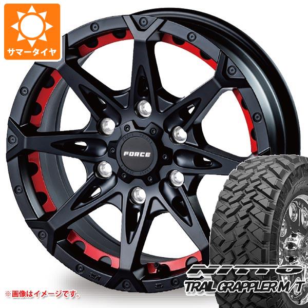 サマータイヤ 265/70R17 121/118Q ニットー トレイルグラップラー M/T フォース デナリ 8.0-17 タイヤホイール4本セット