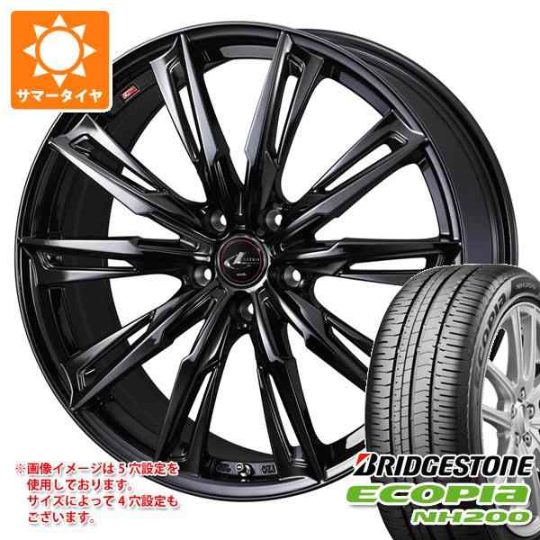 サマータイヤ 225/45R18 95W XL ブリヂストン エコピア NH200 レオニス GX 8.0-18 タイヤホイール4本セットの通販は