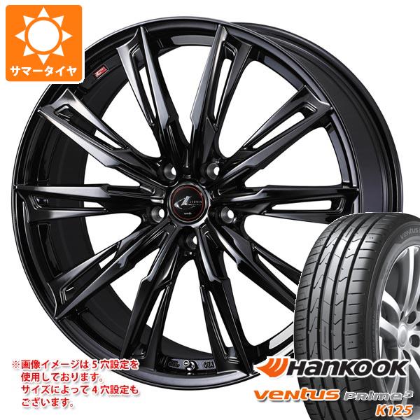 サマータイヤ 165/45R16 74V XL ハンコック ベンタス プライム3 K125 レオニス GX 5.0-16 タイヤホイール4本セット