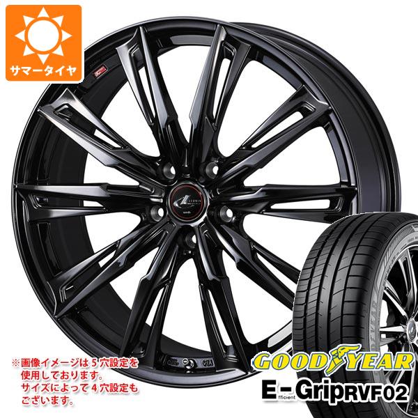 サマータイヤ 245/45R19 102W XL グッドイヤー エフィシエントグリップ RVF02 レオニス GX 8.0-19 タイヤホイール4本セット