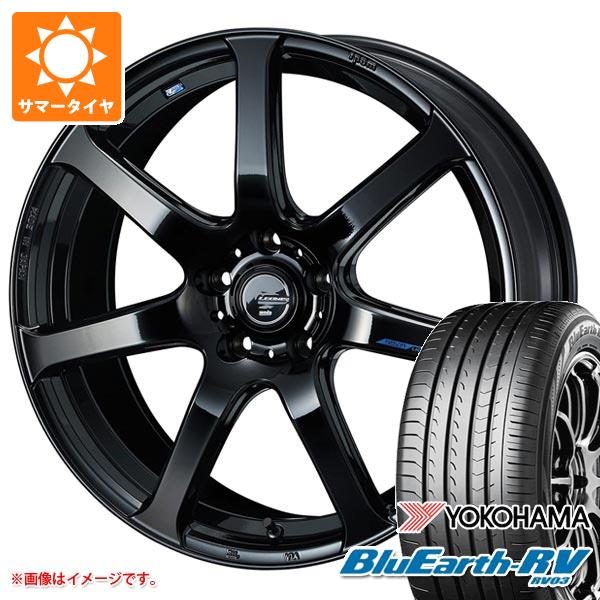 サマータイヤ 225/55R18 98V ヨコハマ ブルーアースRV RV03 レオニス ナヴィア 07 8.0-18 タイヤホイール4本セット