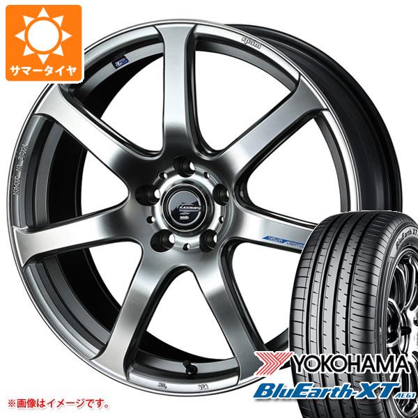サマータイヤ 215/55R17 94V ヨコハマ ブルーアースXT AE61 レオニス ナヴィア 07 7.0-17 タイヤホイール4本セット
