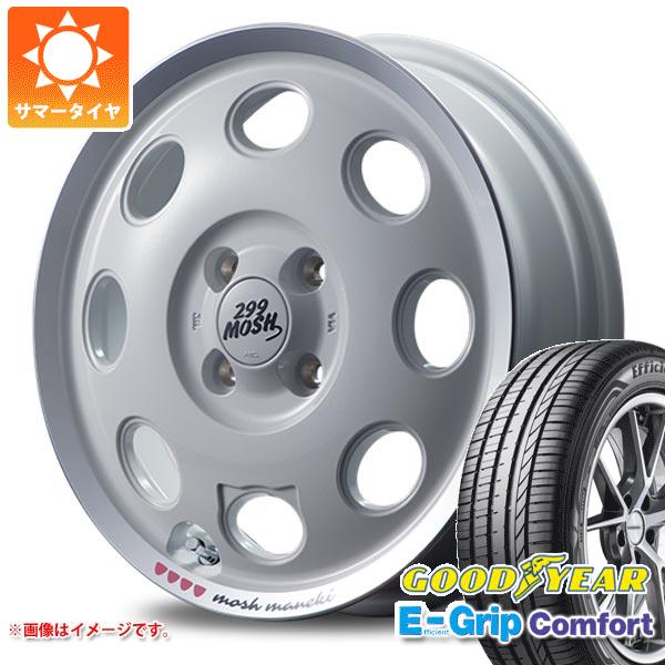 サマータイヤ 155/55R14 69V グッドイヤー エフィシエントグリップコンフォート ニクキューモッシュ マネキ 4.5-14 タイヤホイール4本セット