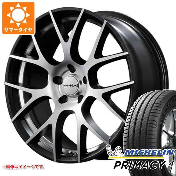 テスラ モデル3用 サマータイヤ ミシュラン プライマシー4 235/45R18 98W XL MTW TW027 タイヤホイール4本セットの通販は