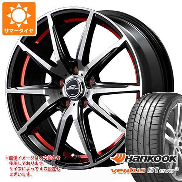 サマータイヤ 225/45R18 (95Y) XL ハンコック ベンタス S1 エボ3 K127 シュナイダー RX02 8.0-18 タイヤホイール4本セットの通販は 73,095円