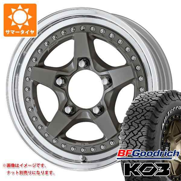 ジムニーシエラ JB74W用 2024年製 サマータイヤ BFグッドリッチ オールテレーンT/A KO3 LT215/70R16 100/97S ホワイトレター ワーク クラッグ ガルバトレ 2 5.5-16 タイヤホイール4本セットの通販はサマータイヤ・ホイールセット