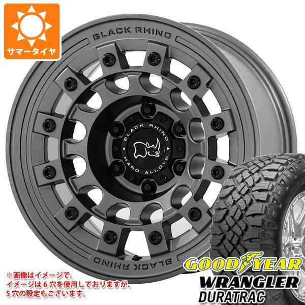 サマータイヤ 265/70R17 121/118Q グッドイヤー ラングラー デュラトラック ブラックライノ フジ 8.0-17  タイヤホイール4本セット｜au PAY マーケット