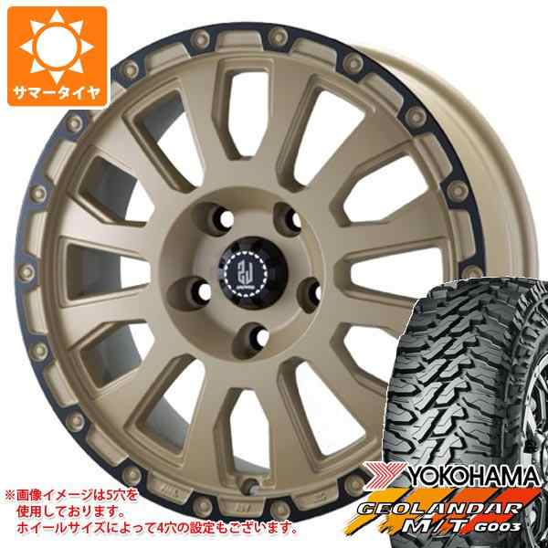 和風 GEOLANDAR ジープ ラングラー JK/JL系用 サマータイヤ ヨコハマ ジオランダー M/T G003 35x12.50R17 LT  121Q エアージー ロックス