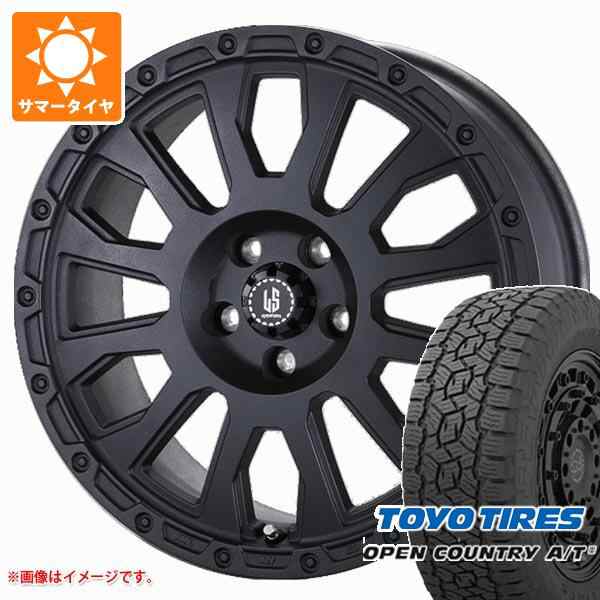 日本製・綿100% OPEN COUNTRY 送料無料 サマータイヤホイールセット 285/70R17 116Q トーヨー オープンカントリー RT  ホワイトレター 阿部商会 ラ・ストラーダ アベンチュラ 17-8J