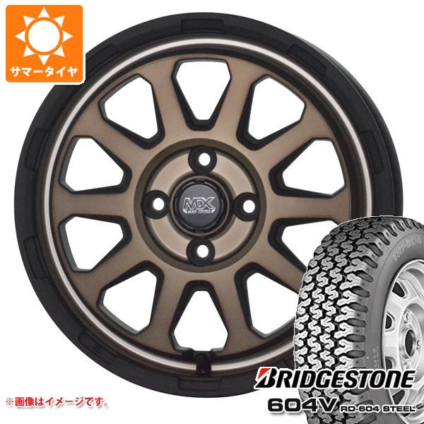 サマータイヤ 155R12 6PR ブリヂストン 604V RD-604 スチール (155