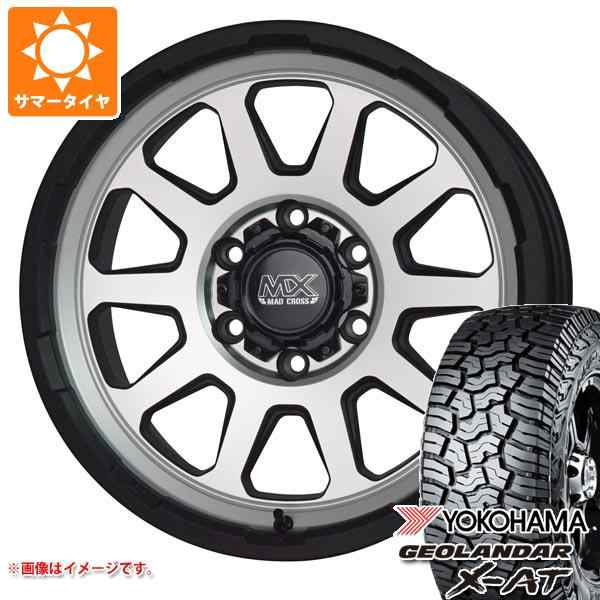 ＷＥＢ限定カラー有 GEOLANDAR ハイラックス 120系用 サマータイヤ ヨコハマ ジオランダー X-AT G016 LT265/65R18  122/119Q ブラックレター ブルート BR-55 8.0-18