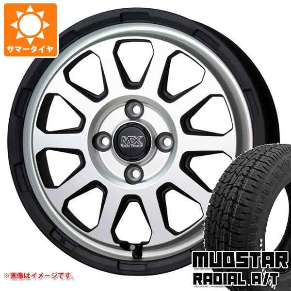 完成品 WEDS ハイゼットトラック S500系用 サマータイヤ マッドスター ラジアル A/T 165/65R14 79S ホワイトレター  マッドヴァンス06 4.5-14