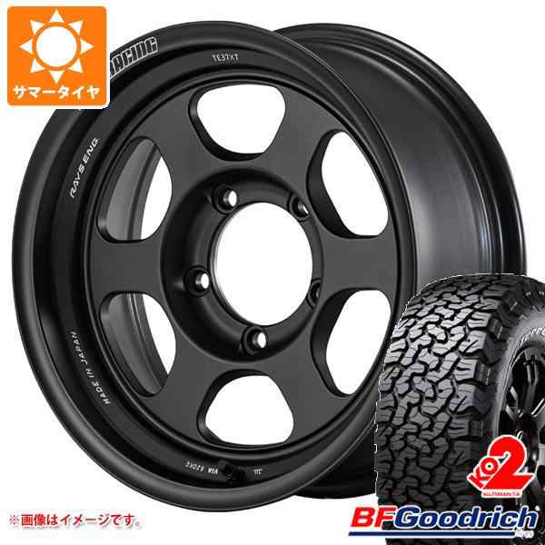 ブティック RAYS 5本セット ジムニー JB64W用 2022年製 サマータイヤ BFグッドリッチ オールテレーンT/A KO2 LT215/70R16  100/97R ホワイトレター レイズ TE37XT FOR J 5.5-16