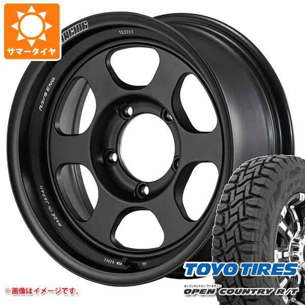5本セット ジムニー用 サマータイヤ 2022年製 トーヨー オープンカントリー R/T 185/85R16 105/103N LT ホワイトレター  レイズ ボルクレ｜au PAY マーケット