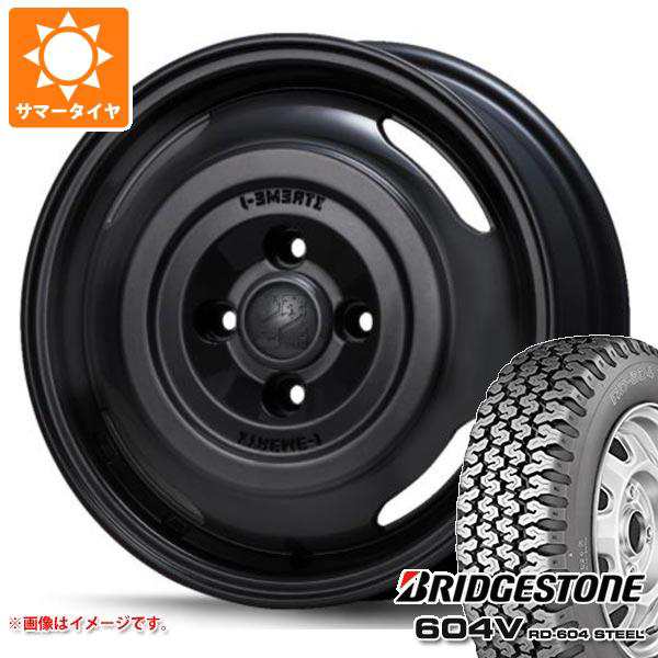 エブリイバン DA17V用 サマータイヤ ブリヂストン 604V RD-604 スチール 165R14 6PR (165/80R14  91/90N相当) MLJ エクストリームJ ジャーの通販はau PAY マーケット - タイヤ1番 | au PAY マーケット－通販サイト