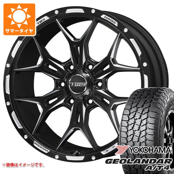トヨタ ハイラックス 120系用 サマータイヤ ヨコハマ ジオランダー A/T4 G018 275/55R20 117H XL ブラックレター TWS 306S ジオクロス モノブロック 8.5-20 タイヤホイール4本セット