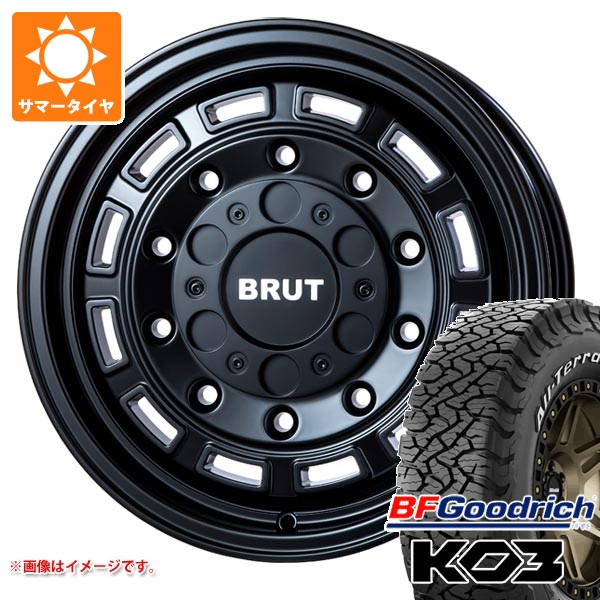 ハイエース 200系用 2026年製 サマータイヤ BFグッドリッチ オールテレーンT/A KO3 LT215/70R16 100/97S ホワイトレター ブルート BR-70 6.5-16 タイヤホイール4本セット