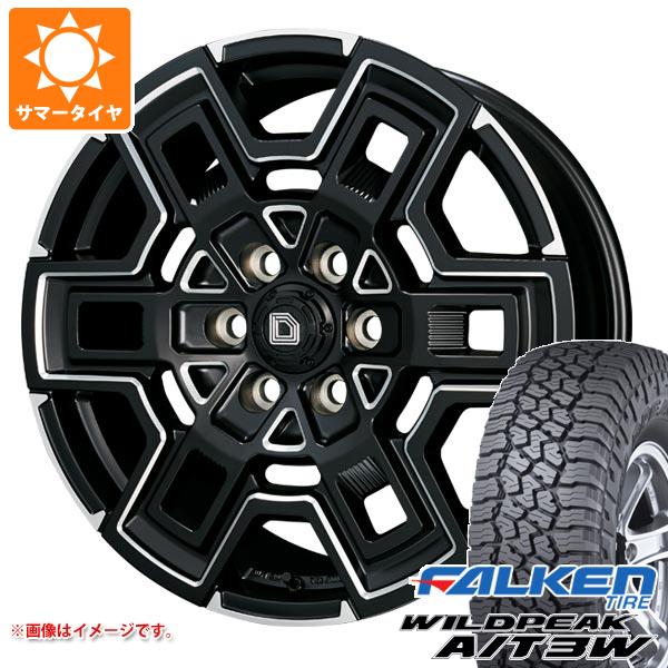 ランドクルーザー300用 サマータイヤ ファルケン ワイルドピーク A/T3W 275/55R20 117T XL クライメイト デヴグル 9.0-20 タイヤホイール4本セット 198,450円