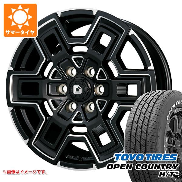トヨタ ハイエース 200系用 2026年製 サマータイヤ トーヨー オープンカントリー H/T2 215/70R16 100H ホワイトレター クライメイト デヴグル 6.5-16 タイヤホイール4本セット