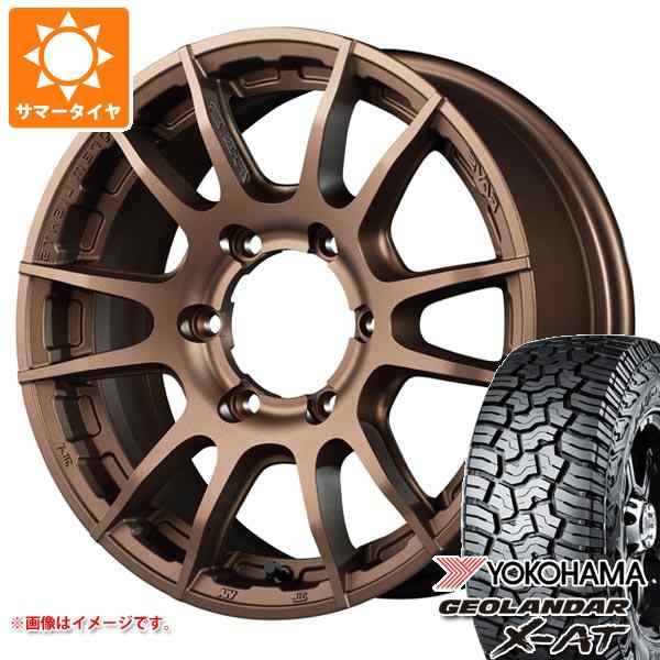 ハイラックス 120系用 サマータイヤ ヨコハマ ジオランダー X-AT G016 265/70R17 115T ブラックレター レイズ グラムライツ  57XR-X 8.0-1｜au PAY マーケット