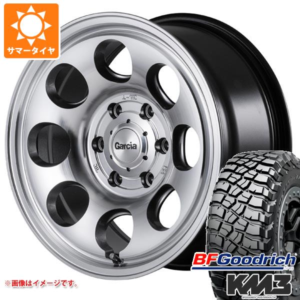 ミツビシ トライトン LC2T用 サマータイヤ BFグッドリッチ マッドテレーンT/A KM3 LT265/65R17 120/117Q ガルシア パーム8 8.0-17 タイヤホイール4本セット