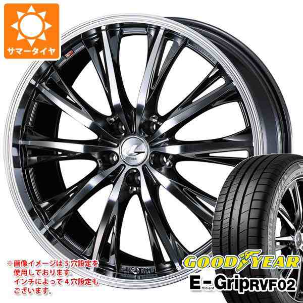 サマータイヤ 215/50R17 95V XL グッドイヤー エフィシエントグリップ RVF02 レオニス RT 7.0-17  タイヤホイール4本セット｜au PAY マーケット