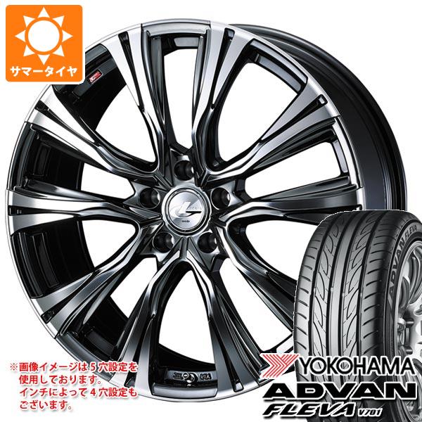 サマータイヤ 215/40R17 87W XL ヨコハマ アドバン フレバ V701 レオニス VR 6.5-17 タイヤホイール4本セット