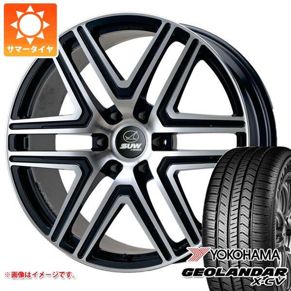 ランドクルーザー プラド 150系用 サマータイヤ ヨコハマ ジオランダー X-CV G057 265/40R22 106W XL クライメイト ルクソール6 9.5-22 タイヤホイール4本セット