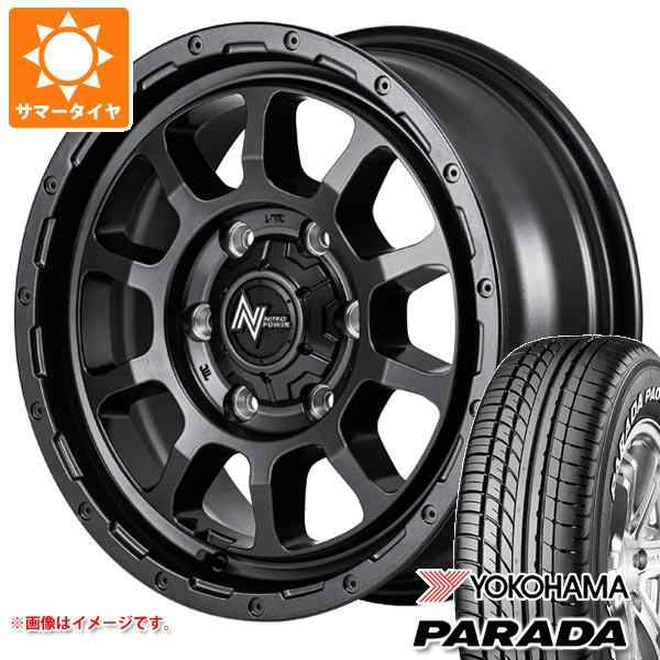 ハイエース 200系用 2024年製 サマータイヤ ヨコハマ パラダ PA03 215/65R16C 109/107S ホワイトレター ナイトロパワー  M10 パーシング ｜au PAY マーケット