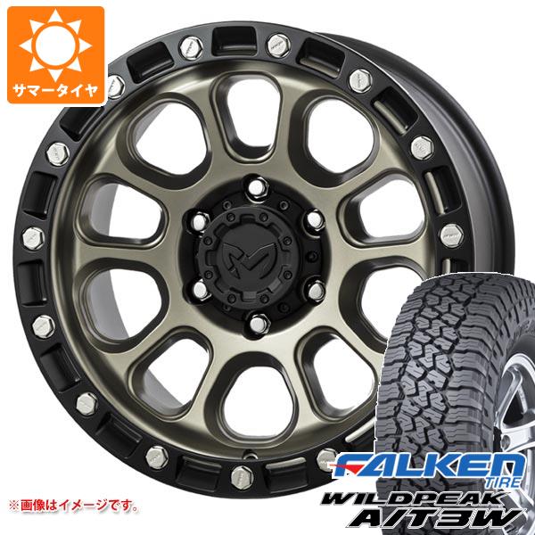 5本セット FJクルーザー 10系用 サマータイヤ ファルケン ワイルドピーク A/T3W LT285/70R17 116Q MKW M204 8.0-17 タイヤホイール5本セット