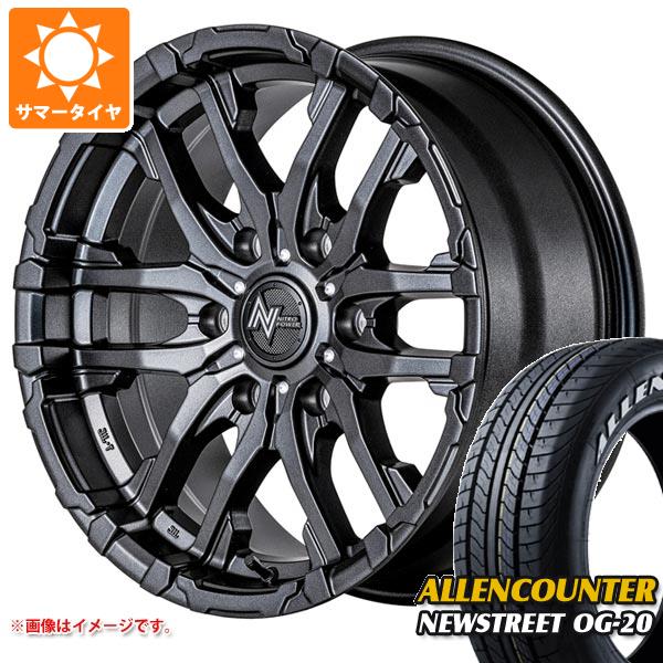 トヨタ ハイエース 200系用 サマータイヤ オーレンカウンター ニューストリート OG-20 215/60R17C 109/107T ホワイトレター ナイトロパワー M26 クロスファング 6.5-17 タイヤホイール4本セット 104,700円