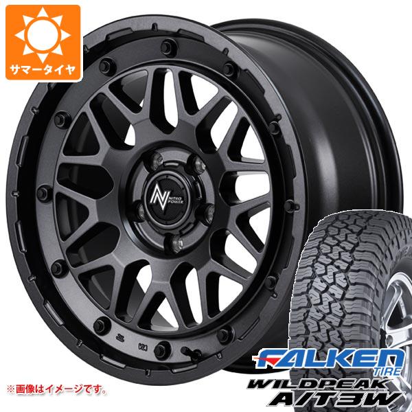 トヨタ RAV4 50系用 サマータイヤ ファルケン ワイルドピーク A/T3W 265/65R17 116S XL ナイトロパワー M29 スティンガー 7.0-17 タイヤホイール4本セット