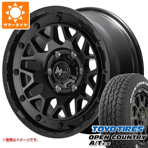 ハイエース 200系用 サマータイヤ トーヨー オープンカントリー A/T EX 215/70R16 100H アウトサイドホワイトレター ナイトロパワー M29 の通販は