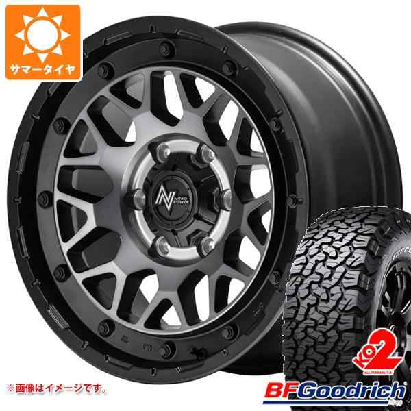 超激得 FJクルーザー 10系用 サマータイヤ BFグッドリッチ トレールテレーンT/A 265/70R17 115T アウトラインホワイトレター  ナイトロパワー H6 スラッグ 8.0-17 タイヤ1番 通販 PayPayモール