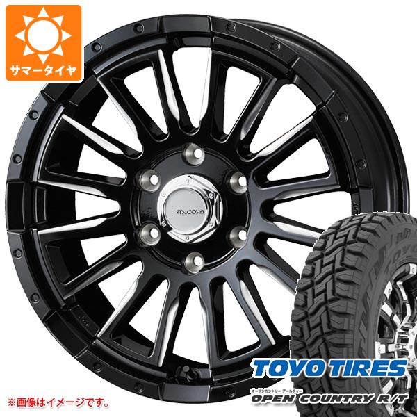 ハイエース 200系用 2026年製 サマータイヤ トーヨー オープンカントリー R/T 215/65R16C 109/107Q ホワイトレター マッコイズ RV5 6.5-16 タイヤホイール4本セット 102,960円