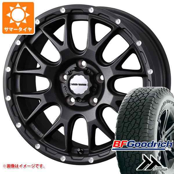 WEDS サマータイヤ 225/55R18 102H XL BFグッドリッチ トレールテレーンT/A ブラックレター マッドヴァンス08 7.5-18 