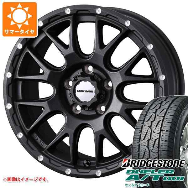 トラディショナルウェザーウエア WEDS サマータイヤ 265/65R17 112S ブリヂストン デューラー A/T 001 ブラックレター  マッドヴァンス07 8.0-17