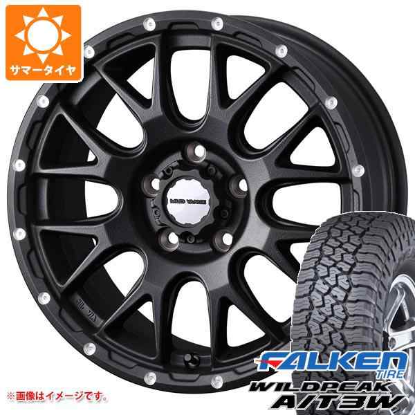 紺×赤 WILDPEAK デリカD:5用 サマータイヤ ファルケン ワイルドピーク A/T3W 235/70R16 109T XL  マッドクロスグレイス 7.0-16