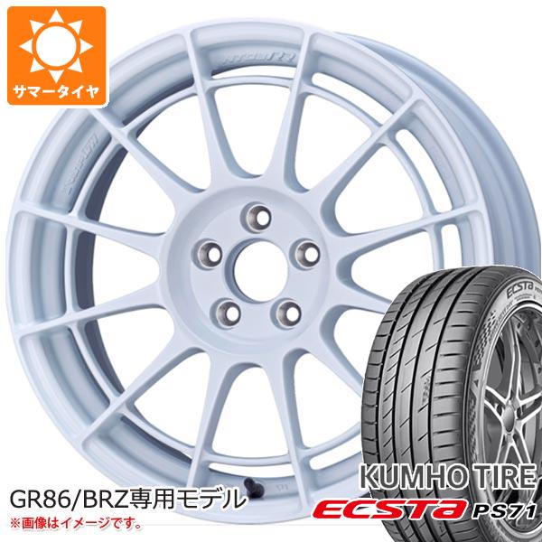 サマータイヤ 215/45R17 91Y XL クムホ エクスタ PS71 エンケイ レーシング レボリューション NT03RR GR86/BRZ用 7.5-17 タイヤホイール4の通販は