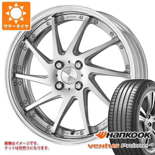 サマータイヤ 205/45R17 88V XL ハンコック ベンタス プライム4 K135 ワーク リザルタード スポーク TT 6.5-17 タイヤホイール4本セットの通販は